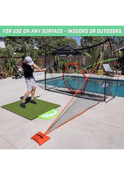 Golf Vuruş Ağları Için Şaft Ağı Bağlantısı - Siyah Veya Kırmızı indirimleri