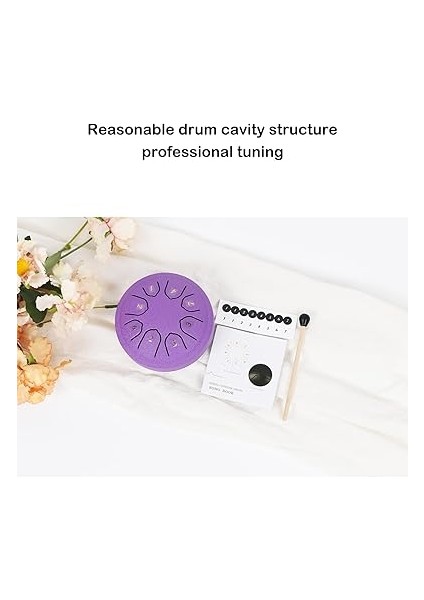 Dil Davul Pan Davul Perküsyon, Mini Davul El Panası, Mini Düz Davul, Çelik Dil Davulu, Çocuklar ve Yetişkinler, Eğitim, Eğlence, Meditasyon, Yeni Başlayanlar Için (Mor) fırsatları