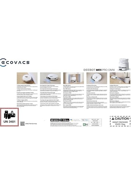 Deebot T30 Pro Paspaslama Fonksiyonlu Omni Vakum Robotu, Trueedge Moppin, Sıfır Karışıklık Fırçası, Sıcak Su ile 11.000 Pa Emme ve Akıllı Yeniden Yıkama, Renk Gümüş DDX14 indirimleri