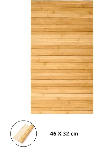 Katlanabilir Bambu Dikdörtgen Çok Amaçlı Koltuk Kolçak Üstü Bardaklık ve Tepsi Supla - Doğal Ahşap Bambu 46X32 cm Kolçak Tepsisi - Rahat Kullanım Için Kaymaz Yüzey Tasarım indirimleri