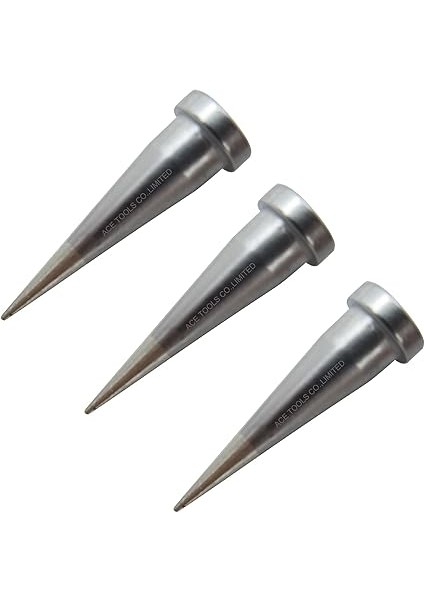 WSP80 WP80 WP80 WP120 Mpr PE75 Tcps Wsfp8 WD1000 WSD81 WSD121 WR2002 WR3000M WS81 WD2000 Için Lts Konik 0 Marka Lehim Demir Uçları (3) fiyatları