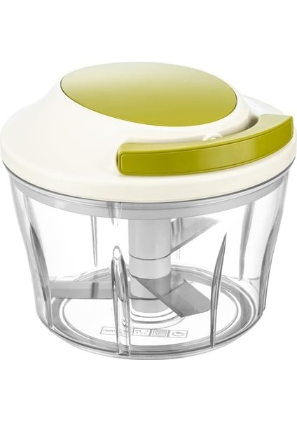 Home 700 ml 3 Bıçaklı Ipli Rondo – Çekmeli Doğrayıcı, Hızlı ve Pratik Sebze Doğrama, Paslanmaz Çelik Bıçaklı, Ergonomik ve Kolay Kullanım Pp Plastik