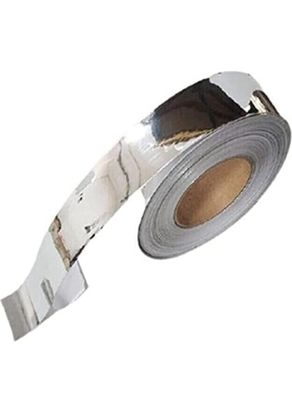 Nikelaj Bant Yapışkanlı Araç Çıta Direk Kaplama Folyosu 3 cm x 5 Metre