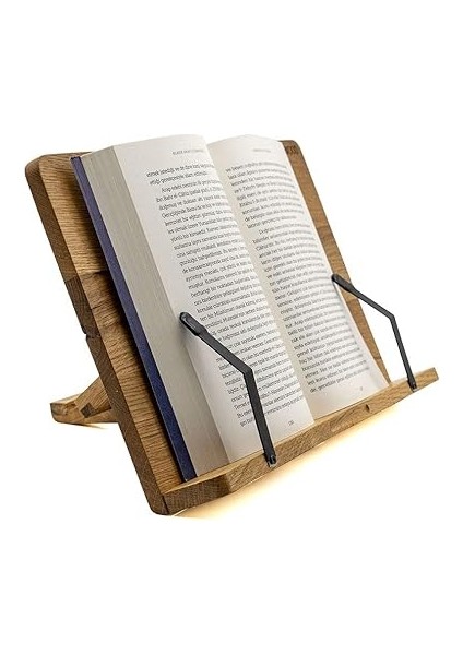 Ayarlanabilir Kiraz Ahşap Kitap Okuma Standı - El Yapımı Masif Ahşap Kitap Tutucu - Gugar Kitap Destek fiyatları