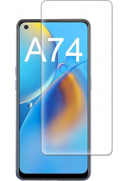 Oppo A74 4g Zore Maxi Glass Temperli Cam Ekran Koruyucu, Şeffaf