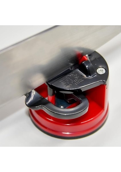 Powergrip'li Bıçak Bileyici - Vantuzlu Vakumlu, Serbest Ellerle Kullanılabilen Tungsten Carbide Bıçak Bileme Aleti fırsatları