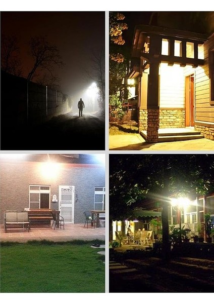 254 Ledli Hareket Sensörlü Solar Projektör Güneş Enerjili LED Bahçe Lambası Şarj Olan indirimleri