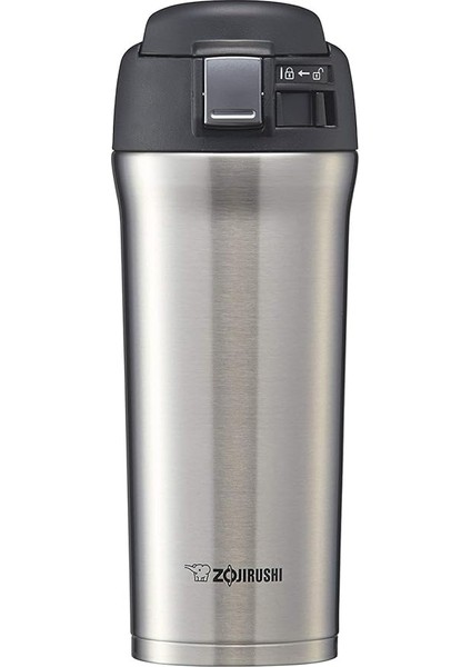 SM-YAF48 Termos Bardak Matara, Unisex, Gümüş, 0.48L