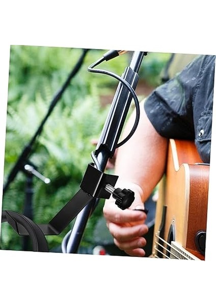 Benzersiz Gitarist Aksesuarı Metal Kulaklık Askısı Kulaklık Standı Askısı Kulaklık Depolama Için Katlanabilir indirimleri