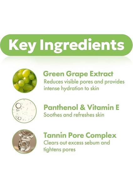 Yeşil Üzüm Pore Control Temizleme KÖPÜĞÜ145 ml modelleri