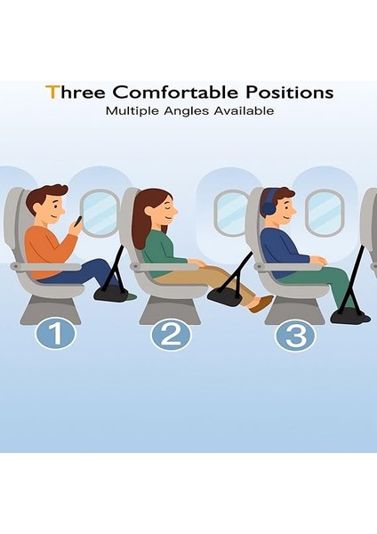 Ayak Desteği, Uzun Seyahat Ayak Hamağı, Uçak, Tren, Otobüs Için Seyahat Aksesuarı, Taşınabilir, Ayarlanabilir Uçak Bacak Desteği modelleri