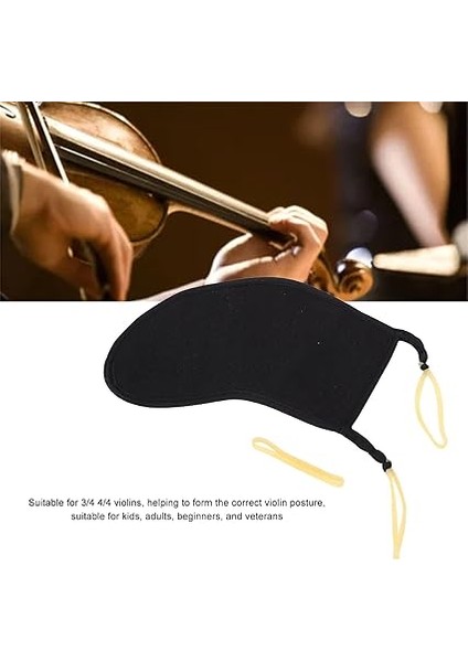 Keman Çene Dinlenme Pedi Kalın Pamuk Keman Çene Dinlenme Yastığı Rahat Keman Çene Dinlenme Koruyucusu 4/4 3/4 Keman fırsatları