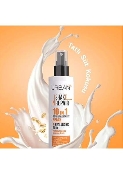 Care Shake N Repair 10-In-1 Onarıcı Etkili Durulanmayan Saç Bakım Spreyi, 200 Mililitre, Vegan indirimleri