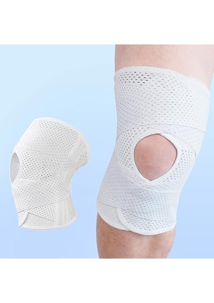 Dizlik, Yumuşak Tek Nefes Alabilir Ultra Ince Diz Desteği Ter Emme Voleybol Için V Şekilli Askılar Basketbol Için (L) indirimleri