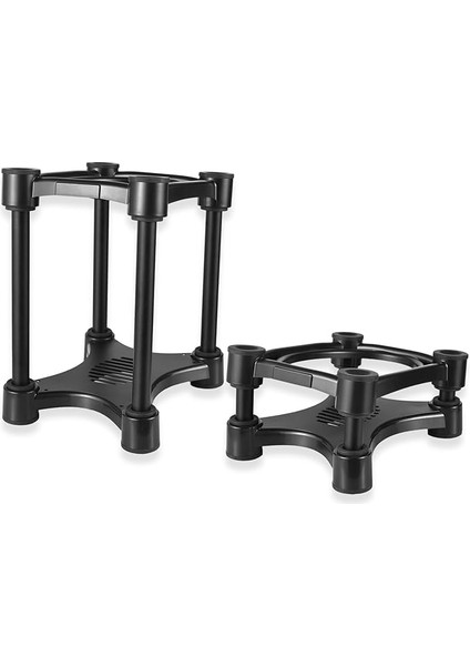 Izolasyon Standları, Profesyonel Stüdyo Monitörü Stand Bookshelf Hoparlörler Için 5/6/8 Inçlik Hoparlör Için Istikrarlı Emme Bardağı ile