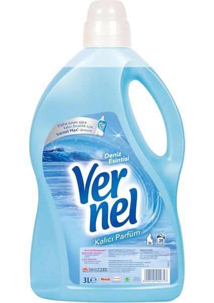 Deniz Esintisi Kalıcı Parfüm 30 Yıkama Çamaşır Yumuşatıcısı (1 x 3000 Ml)