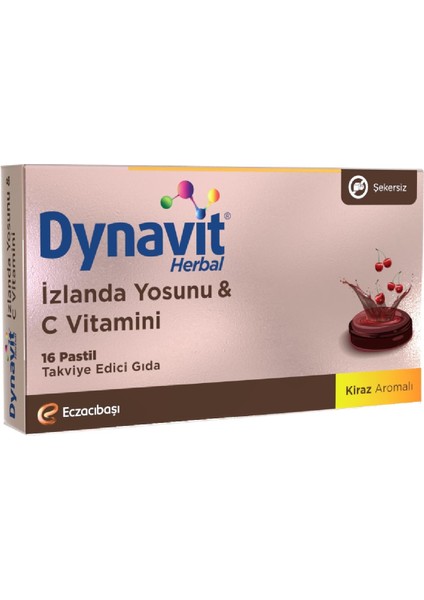 Herbal Izlanda Yosunu&amp;vitc 16 Pastil