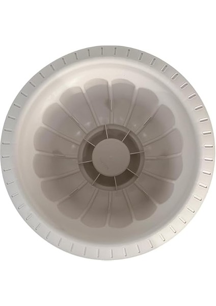Adet Plastik Ayaklı Saksı Seti 6 Lt Iç ve Dış Mekan Çiçek Saksısı 30X29 cm Kırık Beyaz modelleri
