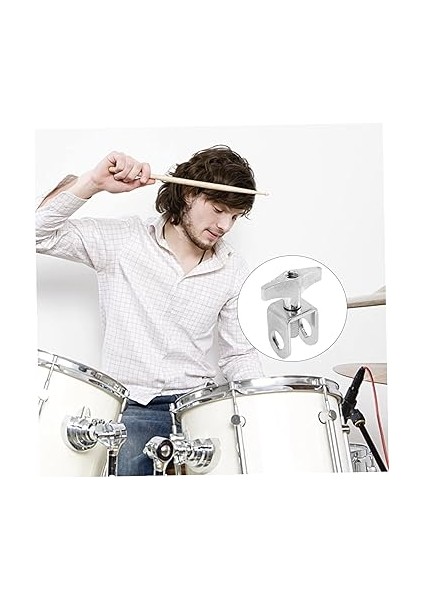 Klip Montaj Kelepçesi Kırpma Kelepçesi Davul Için Tutucu Müzik Enstrümanı Parçası Davul Donanım Sabit Klip Braketi Montaj fırsatları