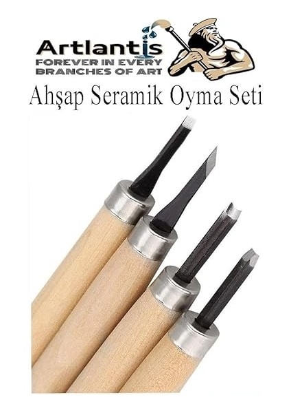 Ahşap Seramik Oyma Seti 6 Lı 1 Paket Iskarpela Seti Paslanmaz Çelik Bıçaklı Ağaç Oyma Heykel Hobi Kretuar Gravür fırsatları