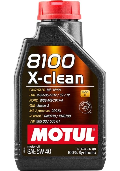8100 X-Clean 5W40 1 Litre
