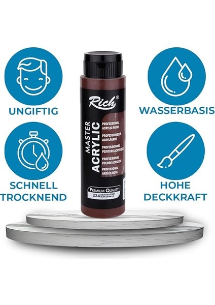 Master Akrilik Boya Kahverengi 500 cc modelleri