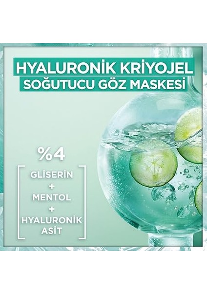 Hyaluronik Kriyojel Yorgunluk Karşıtı Soğutucu Göz Maskesi fırsatları