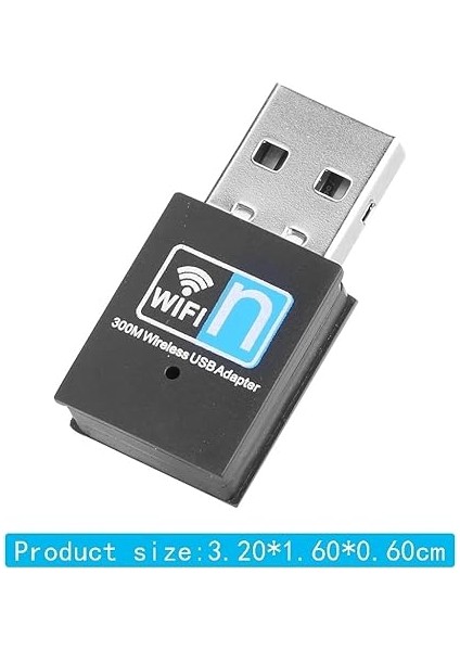 300 Mbps USB Wifi Adaptörü, Kablosuz Lan Dongle Stick, Ieee 802.11B/G/N, Windows, Mac, Linux Uyumlu Ağ Adaptörü indirimleri