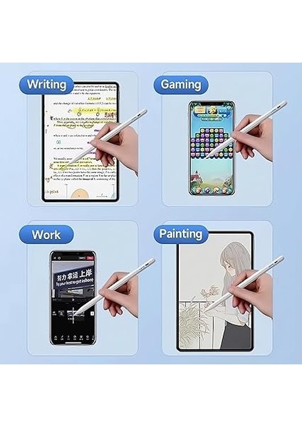 2260 Ios/android/windows Type C Şarj Kablolu Stylus Dokunmatik Yazı ve Çizim Kalemi modelleri