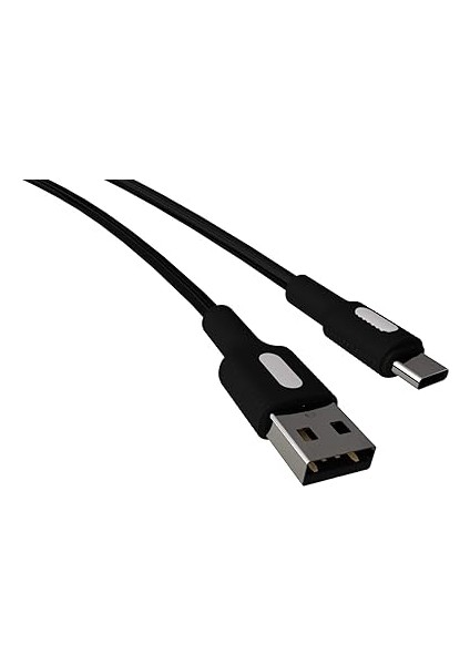 Coral USB A-C Hızlı Şarj Kablosu, Siyah Kablo, Beyaz/siyah Uçlar (150 Cm) fiyatları