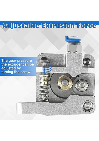 Resmi 3D Yazıcı Ekstrüder Seti, Upgrade Ender 3 Ekstrüder, Alüminyum Tahrik Beslemesi, 1,75 mm Filament Ekstrüder, Creality Ender 3, Ender 5, Cr-10 Serisi Için Metal Bowden Extruder fırsatları