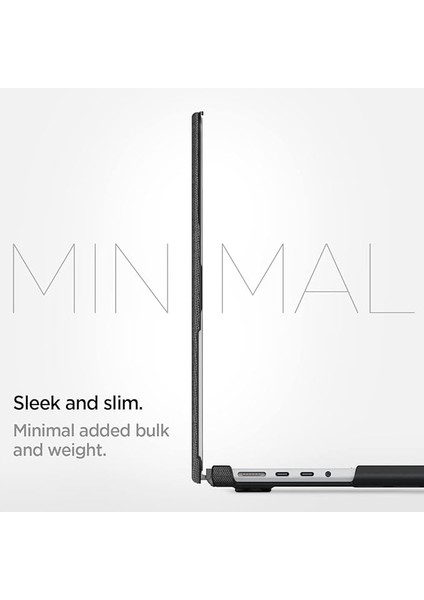 MacBook Pro 16" M2 (2023) / M1 (2021) Kılıf Urban Fit Black - ACS04211 indirimleri