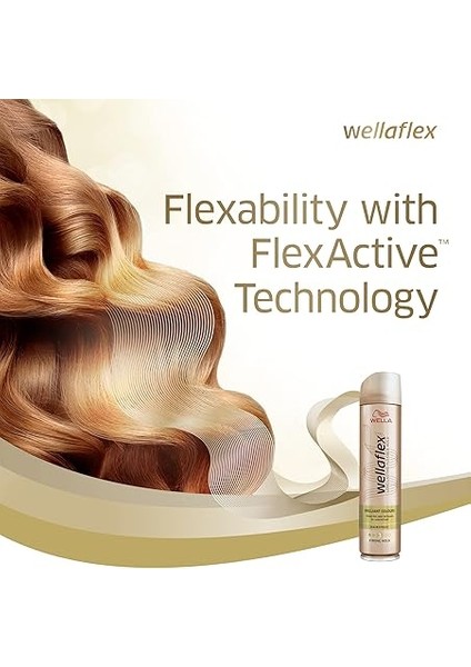 Wellaflex Brilliant Colors Güçlü Tutuş Saç Spreyi 250 Mililitre indirimleri
