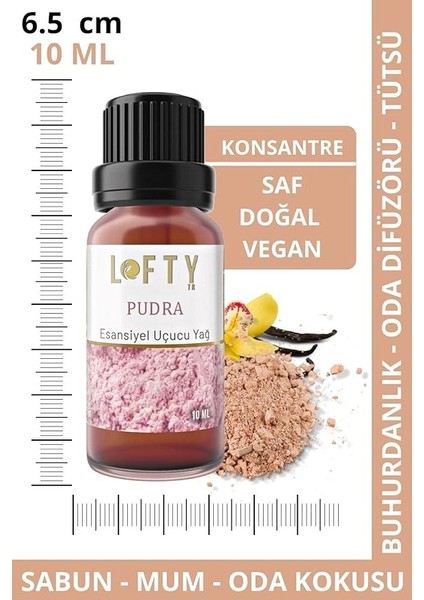 Pudra, Amber, Bahçe Gülü Uçucu Yağ Buhurdanlık Esansı Oda Kokusu Esansiyel Yağ Buhur Yağı 10ML fiyatları