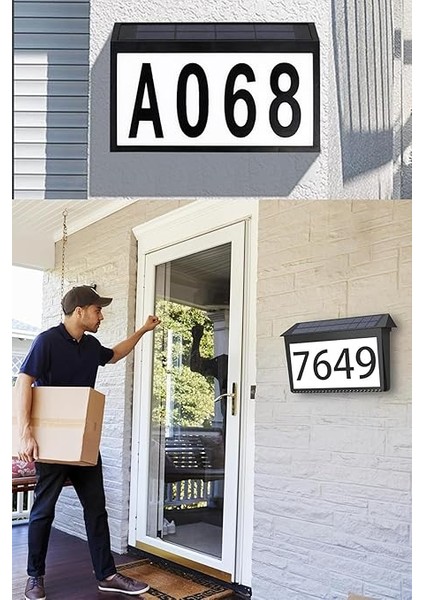 Enerjili Bahçe Aydınlatması, Duvar Bahçe Işıkları (Kapı Numarası Tabelası) modelleri