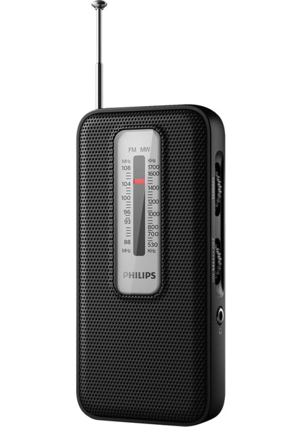 Taşınabilir Fm Radyo/küçük Retro Radyo, Mutfak, Banyo Veya Garaj Için Ideal/klasik Tasarım, Kullanımı Kolay, Pille Çalışır/philips Radio TAR1506/00