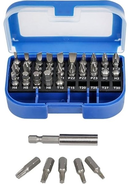 WP200513 31 Parça Cr-V Vidalama Bits Uç Seti fiyatları