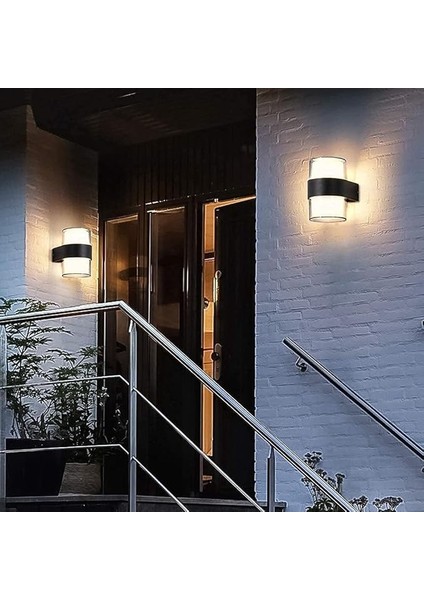 Geldi Silindir LED Aplik 12 Watt Gün Işığı 3200K Iç Mekan ve Dış Mekan Cata Bora LED Aplik IP54 fırsatları