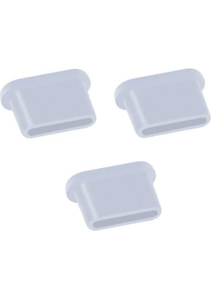 USB Type-C Tıpa Kapak Tip-C Toz Koruma Kapağı 3'lü