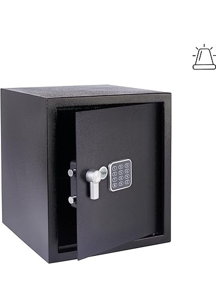 YEC/390/DB2 Alarmlı Kollu Kasa - Ofis Tipi - Siyah fırsatları