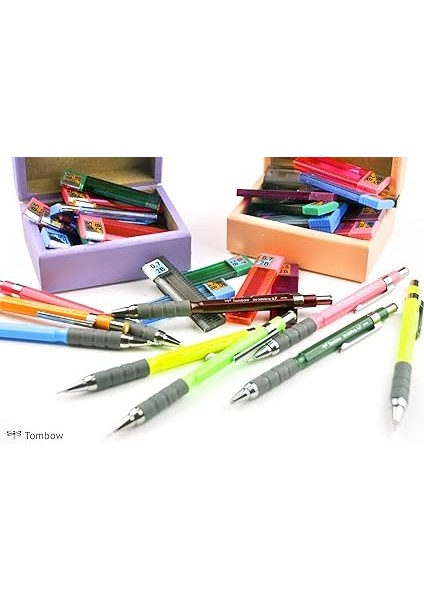 SH-300 Grip Mekanik Kurşun Kalem, 0,5mm, Mavi modelleri