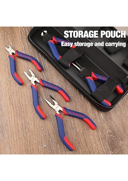 Mini Pense Seti, 5 Parça, Linesman Pense, Sivri Pense, Yan Kesici, Sivri Pense, Düzenleyici Çantalı Sivri Pense indirimleri