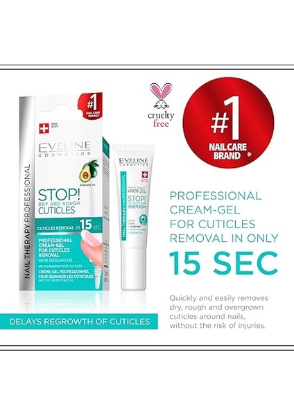 Cosmetics 15 Saniyede Tırnak Eti (Kütikil) Giderici Bakım Jeli 12 ml fiyatları