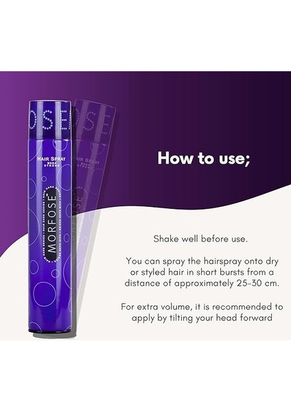 Mega Strong Mor Saç Spreyi modelleri