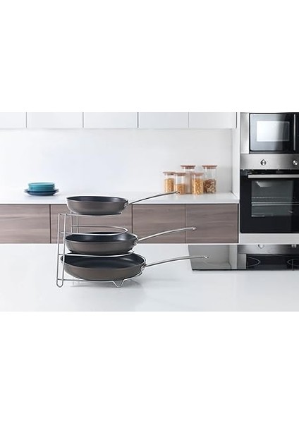 Canyon-4 Katlı Tava Rafı Polytherm Kaplama Gri fırsatları