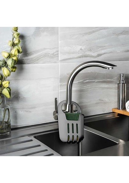 Home Silikon Bulaşık Süngeri Askısı,süngerlik,lavabo ve Eviyeler Için Sünger Organizeri ve Süzgeci (1) fiyatları