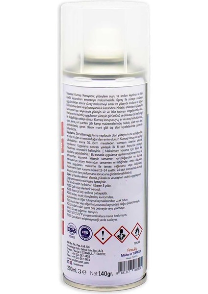 Kumaş Koruyucu Sprey 200 ml fırsatları