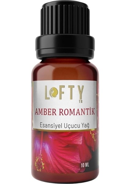 Amber Romantik Uçucu Yağ Buhurdanlık Esansı Oda Kokusu Esansiyel Yağ Buhur Yağı 10ML
