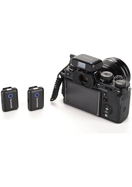 Blink 500+ B2 2 Kişilik Kablosuz Mikrofon Sistemi, Cihaz Montajlı Alıcı 3,5 Mm, Usb-C ve Yıldırım Çıkışları, Şarj Kutusu, Gürültü Önleyici ve Manyetik Montaj indirimleri