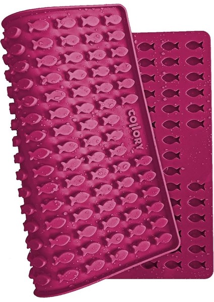 Mini Balık (2 Cm) Silikon Pişirme Kalıbı, Köpek Bisküvileri ve Köpek Atıştırmalıkları Için, Çikolata Kalıbı, Yapışmaz ve Gıda Maddelerine Uygun (Bpa Içermez)